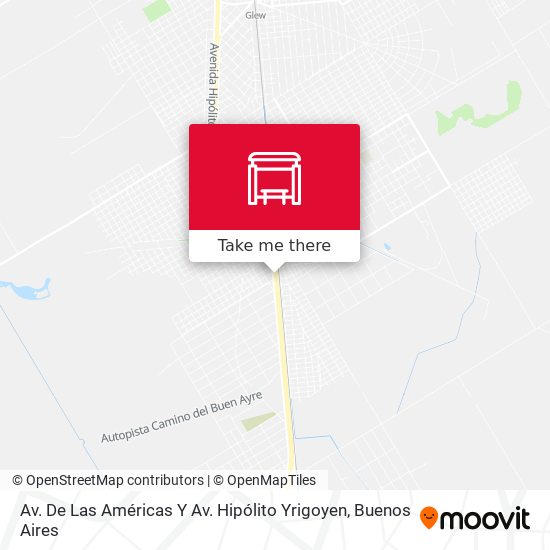 Mapa de Av. De Las Américas Y Av. Hipólito Yrigoyen