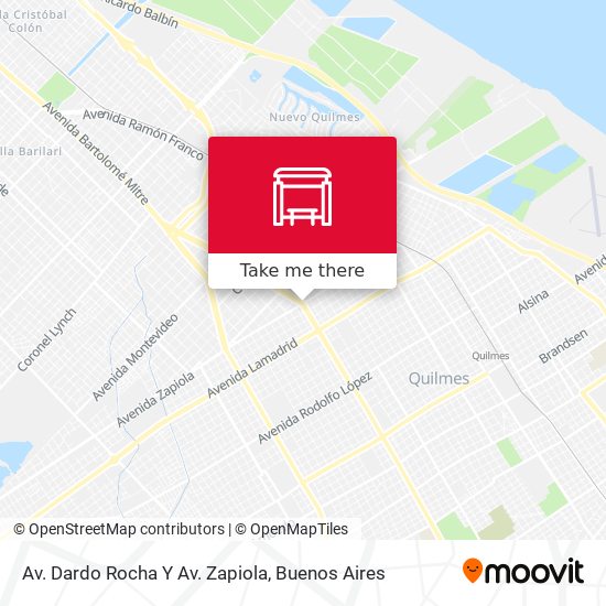Av. Dardo Rocha Y Av. Zapiola map