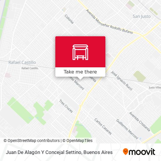 Mapa de Juan De Alagón Y Concejal Settino