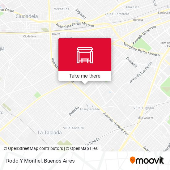 Mapa de Rodó Y Montiel
