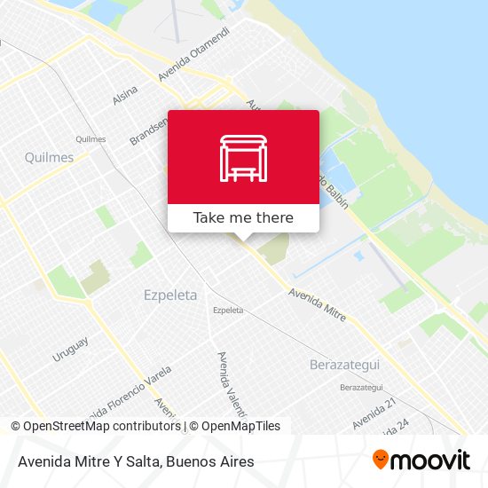 Avenida Mitre Y Salta map