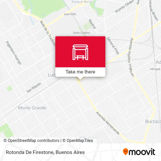 Rotonda De Firestone map