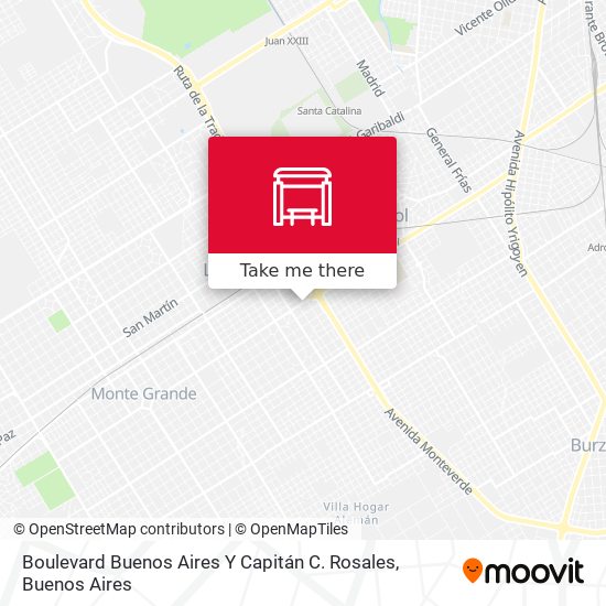 Mapa de Boulevard Buenos Aires Y Capitán C. Rosales