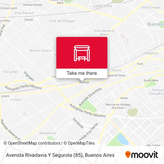 Mapa de Avenida Rivadavia Y Segurola (85)