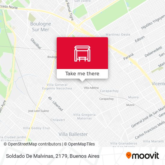 Soldado De Malvinas, 2179 map