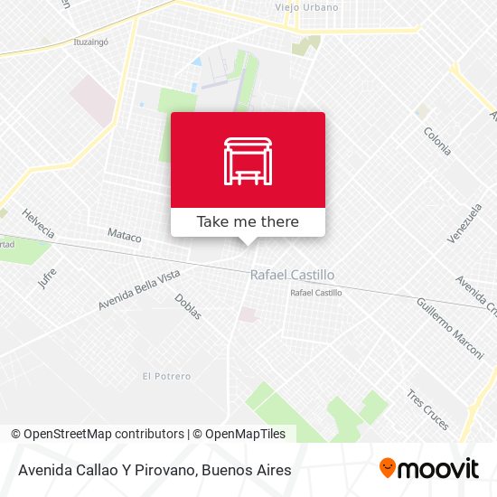 Avenida Callao Y Pirovano map