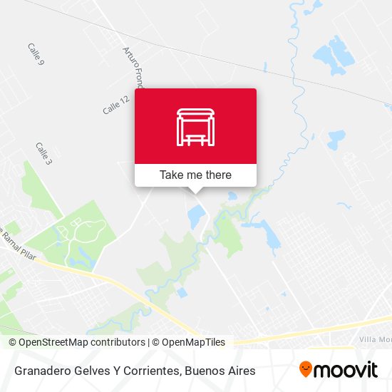 Mapa de Granadero Gelves Y Corrientes