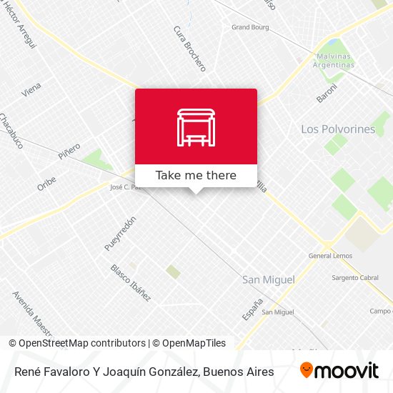 Mapa de René Favaloro Y Joaquín González