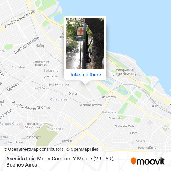 Mapa de Avenida Luis María Campos Y Maure (29 - 59)