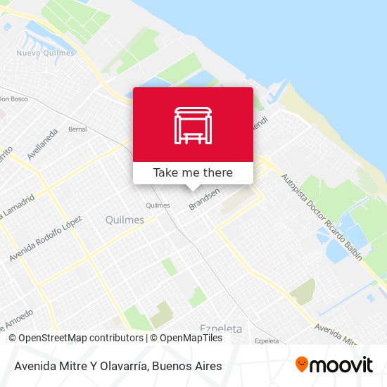 Avenida Mitre Y Olavarría map