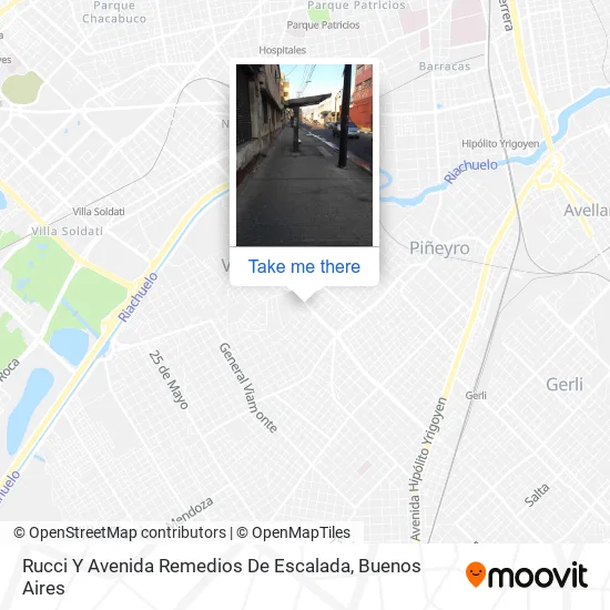 Mapa de Rucci Y Avenida Remedios De Escalada