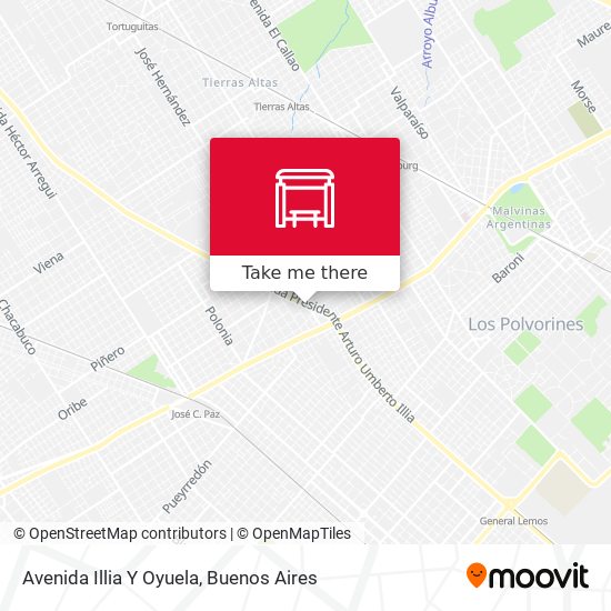 Mapa de Avenida Illia Y Oyuela