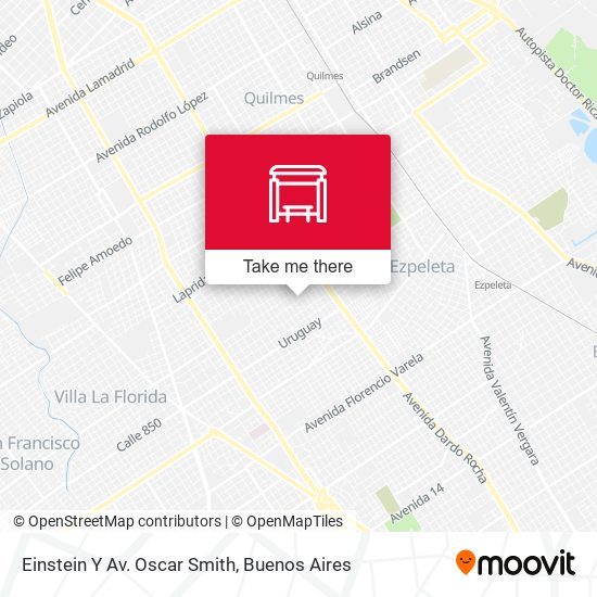 Einstein Y Av. Oscar Smith map