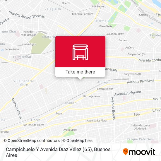 Mapa de Campichuelo Y Avenida Díaz Vélez (65)