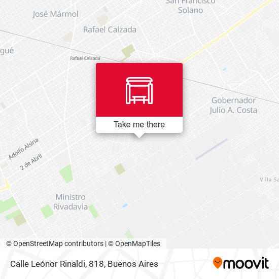 Calle Leónor Rinaldi, 818 map