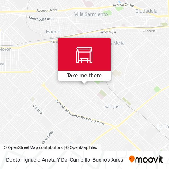 Mapa de Doctor Ignacio Arieta Y Del Campillo