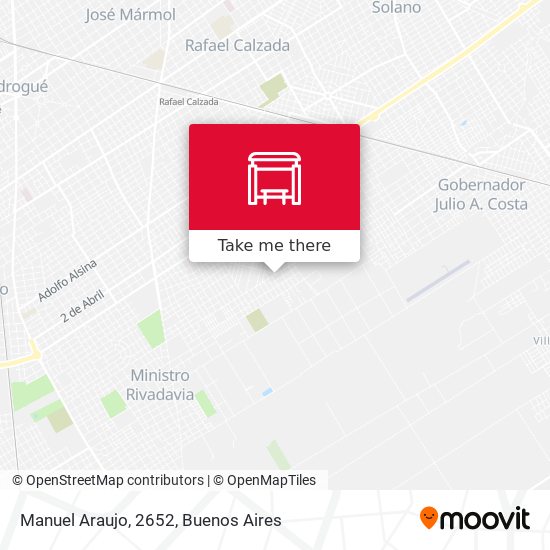 Mapa de Manuel Araujo, 2652