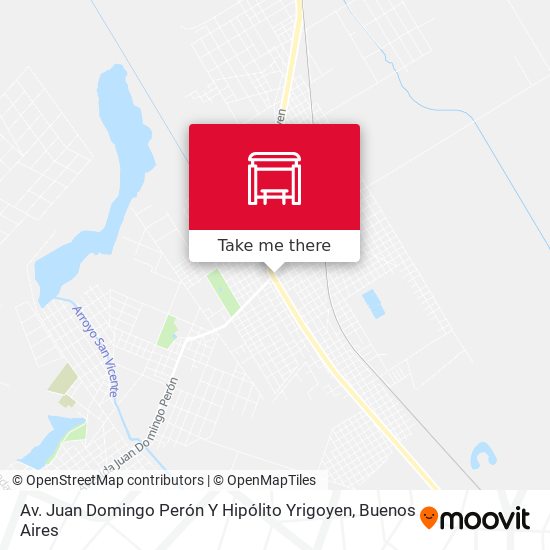 Av. Juan Domingo Perón Y Hipólito Yrigoyen map