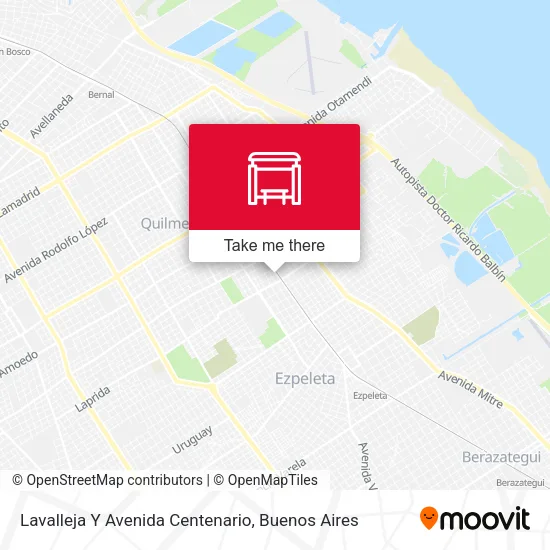 Lavalleja Y Avenida Centenario map