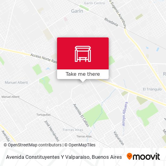 Mapa de Avenida Constituyentes Y Valparaíso