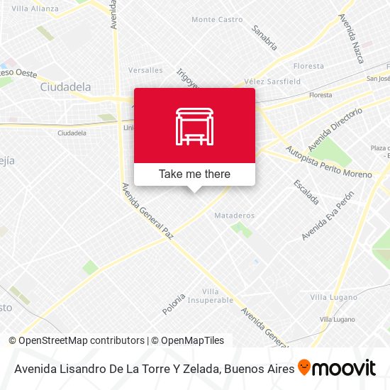 Avenida Lisandro De La Torre Y Zelada map