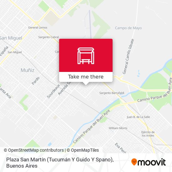Plaza San Martín (Tucumán Y Guido Y Spano) map