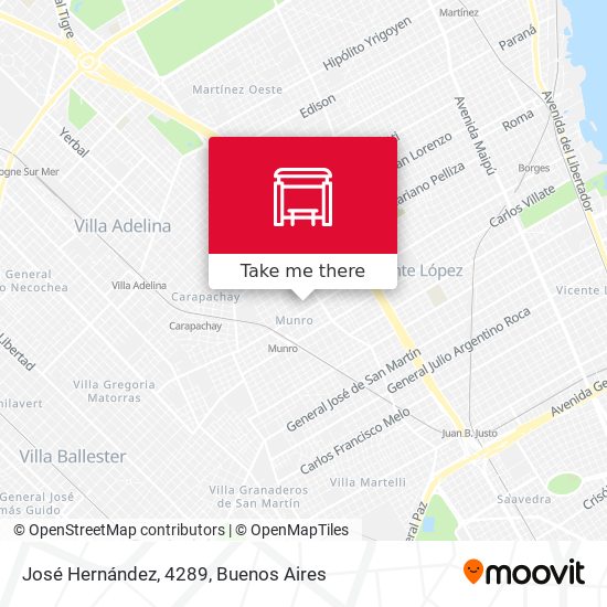Mapa de José Hernández, 4289