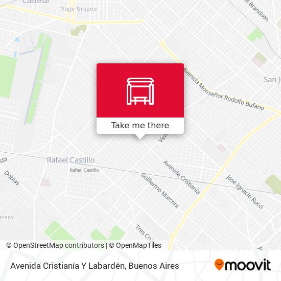 Avenida Cristianía Y Labardén map