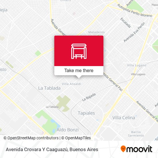 Avenida Crovara Y Caaguazú map