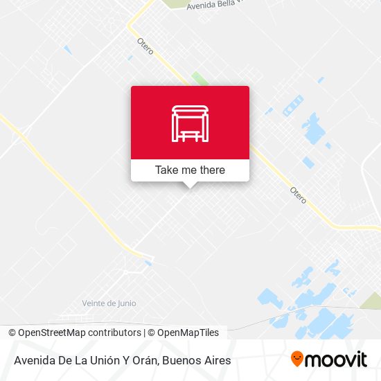 Avenida De La Unión Y Orán map