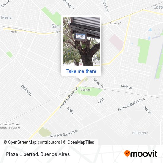 Plaza Libertad map
