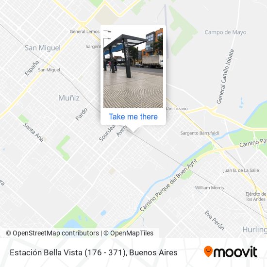 Estación Bella Vista (176 - 371) map