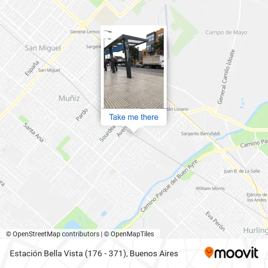 Estación Bella Vista (176 - 371) map