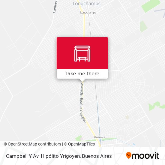 Mapa de Campbell Y Av. Hipólito Yrigoyen