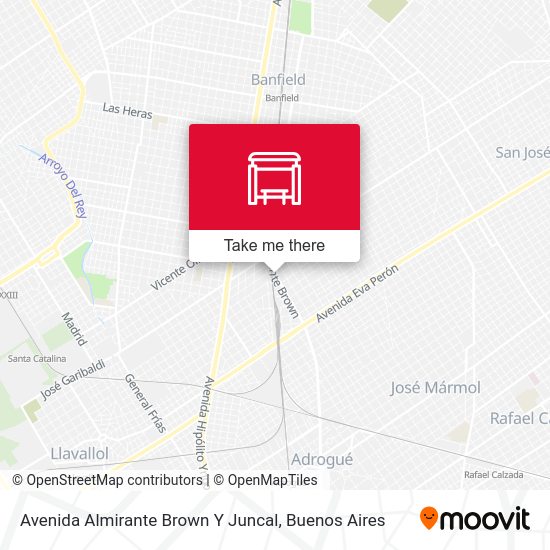Avenida Almirante Brown Y Juncal map