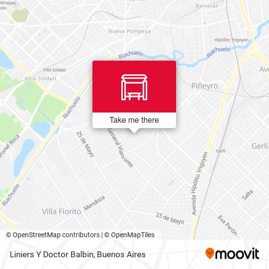 Mapa de Liniers Y Doctor Balbin