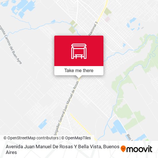 Avenida Juan Manuel De Rosas Y Bella Vista map