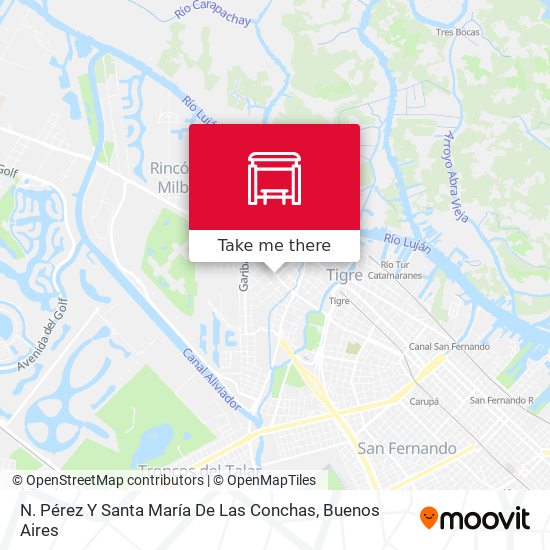 N. Pérez Y Santa María De Las Conchas map