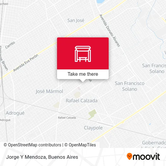 Jorge Y Mendoza map