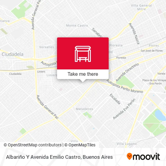 Mapa de Albariño Y Avenida Emilio Castro
