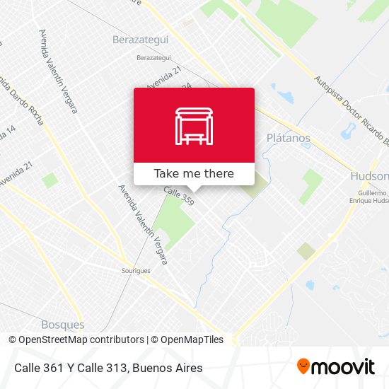 Mapa de Calle 361 Y Calle 313