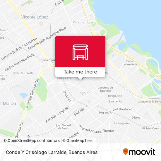 Conde Y Crisólogo Larralde map