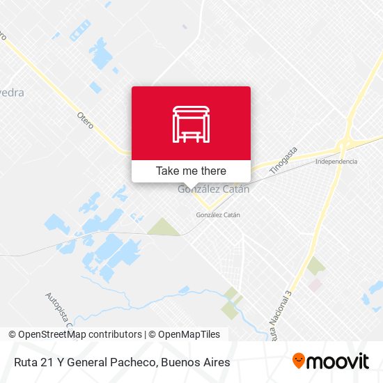 Ruta 21 Y General Pacheco map