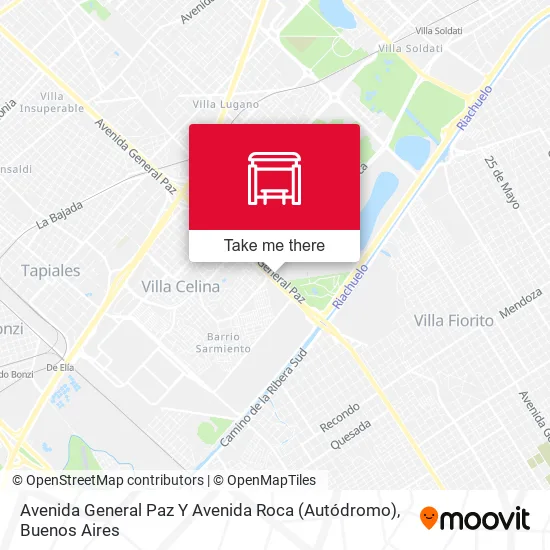 Mapa de Avenida General Paz Y Avenida Roca (Autódromo)