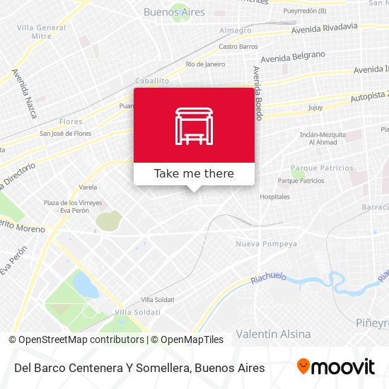 Del Barco Centenera Y Somellera map