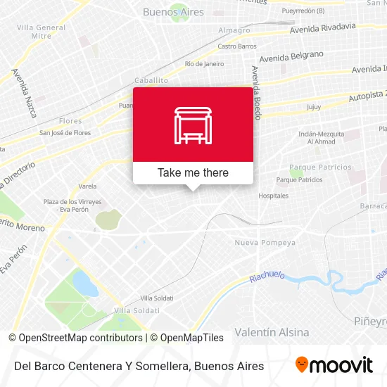 Del Barco Centenera Y Somellera map