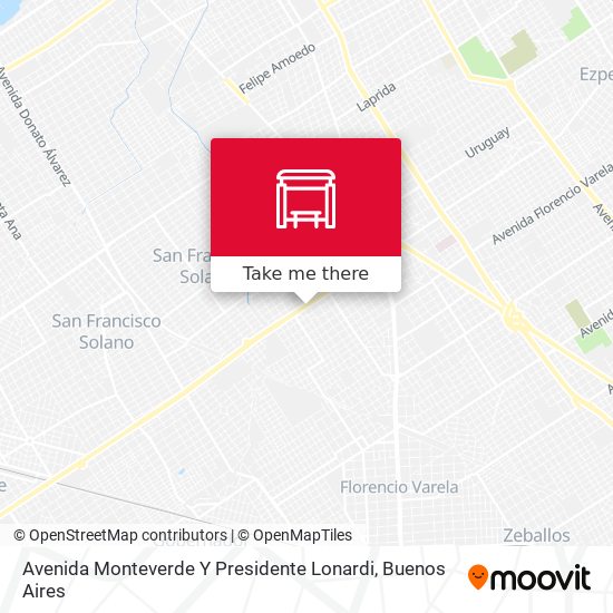 Avenida Monteverde Y Presidente Lonardi map