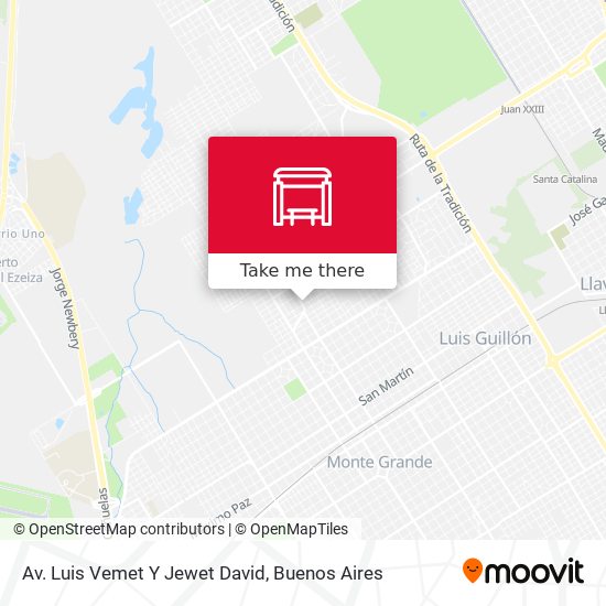 Mapa de Av. Luis Vemet Y Jewet David