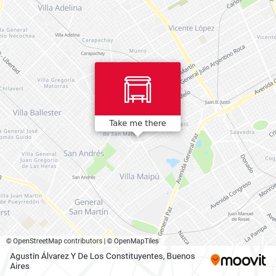 Agustín Álvarez Y De Los Constituyentes map