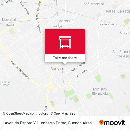 Mapa de Avenida Espora Y Humberto Primo